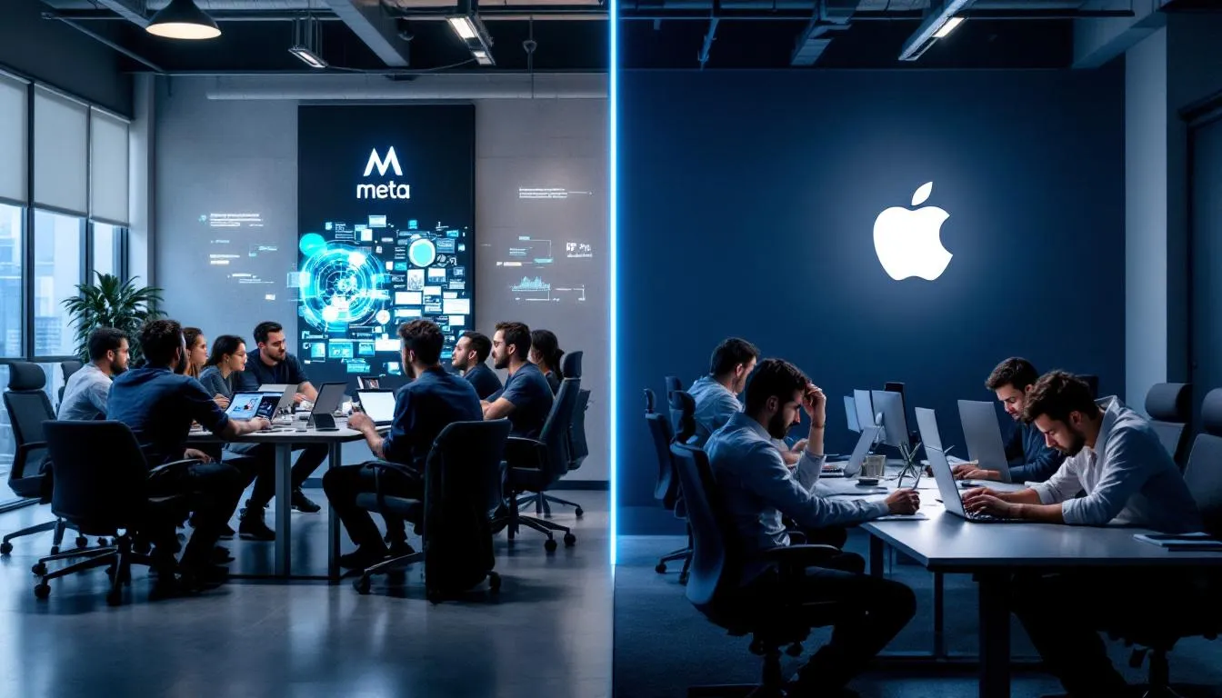 Apple perd un pilier de l’IA : Meta renforce son avance
