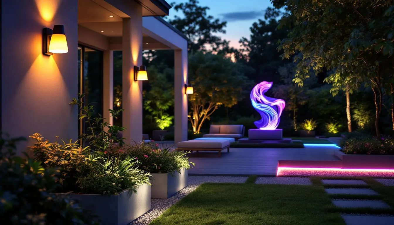 Éclairage connecté Philips Hue : transformez votre jardin en oasis lumineuse instantanée