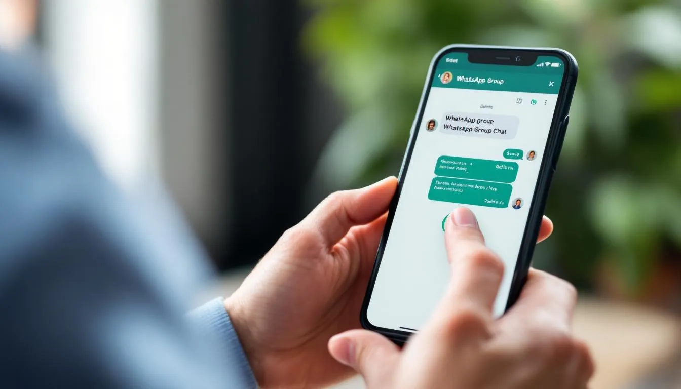 Comment faire disparaître un groupe WhatsApp ?