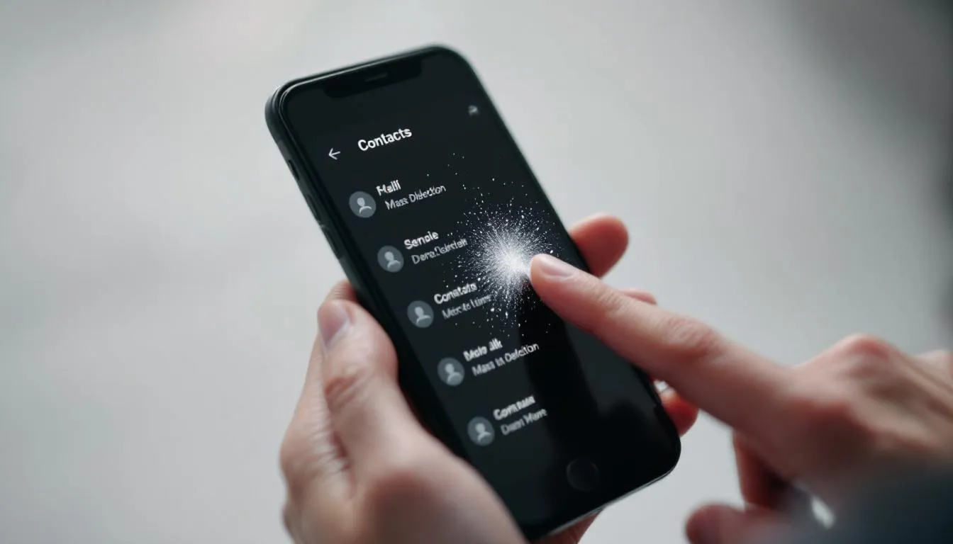 Supprimer tous ses contacts iPhone : le manuel détaillé