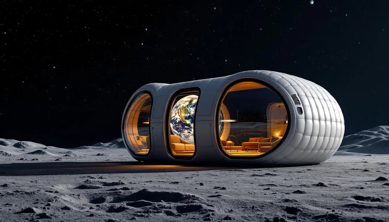 Hôtel sur la Lune : réservez votre chambre avec vue sur Terre