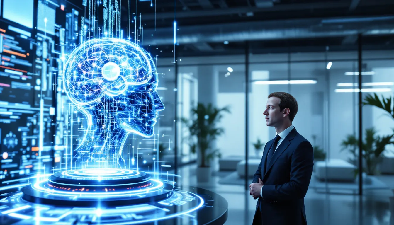 Une IA pour diriger Meta : le pari fou de Zuckerberg